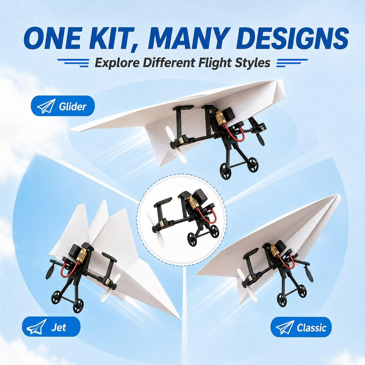 ✈️ Hotfree RC Paper Airplane Kit | Master the Skies