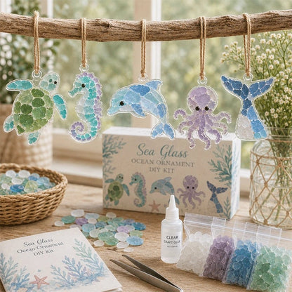 🌊 DIY Sea Glass Collage Kit