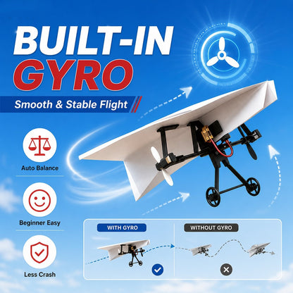 ✈️ Hotfree RC Paper Airplane Kit | Master the Skies