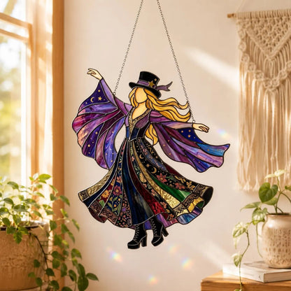 💃Stevie Nicks🤘Handmade Stained Glass Spinner