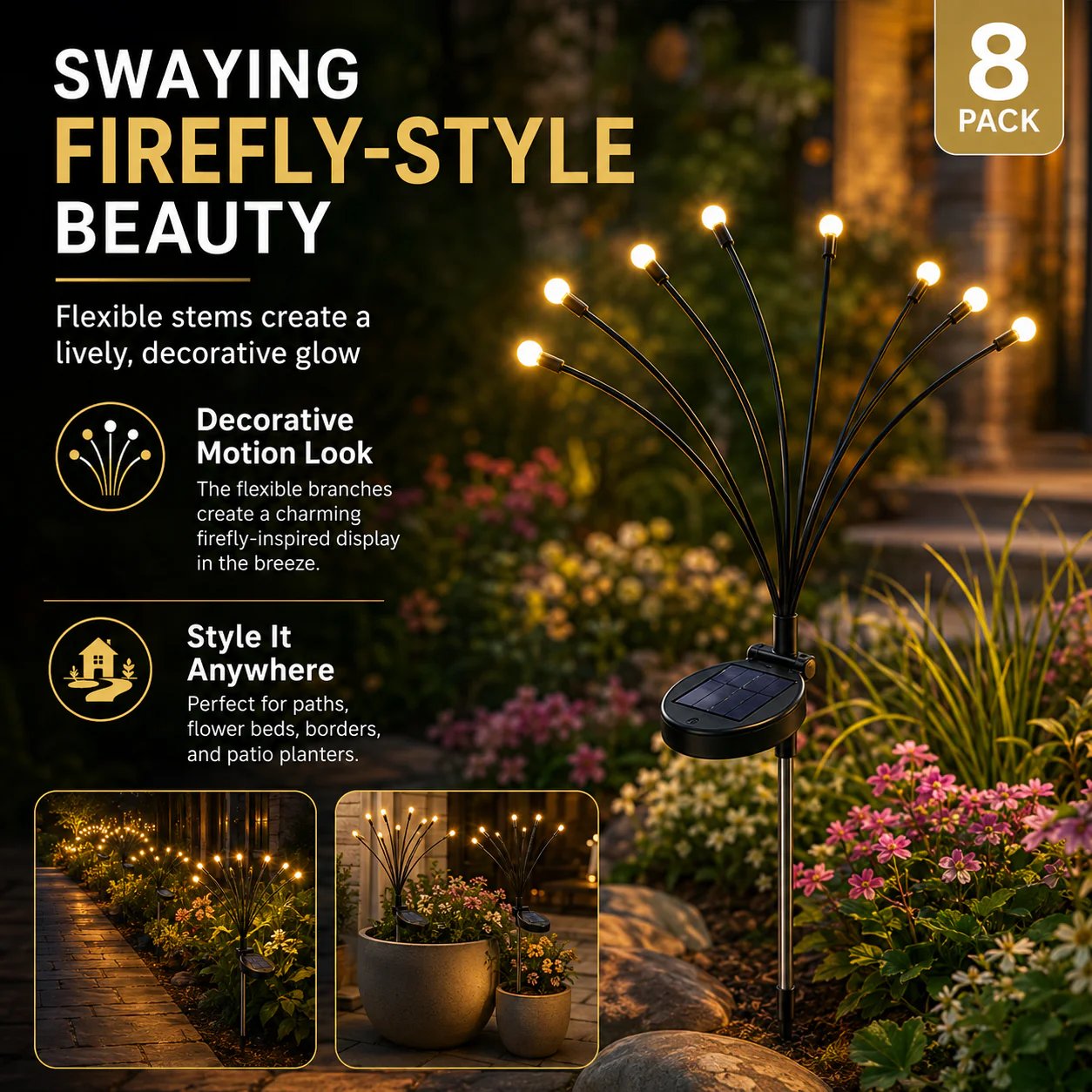 Outdoor Solar Firefly Lights - Buy More Save More