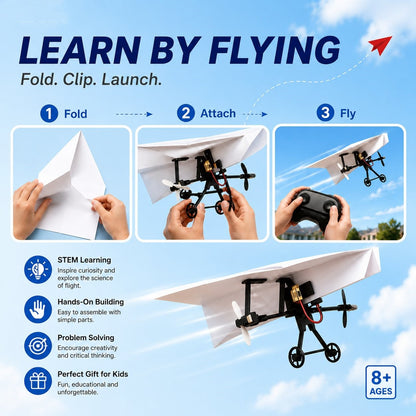 ✈️ Hotfree RC Paper Airplane Kit | Master the Skies