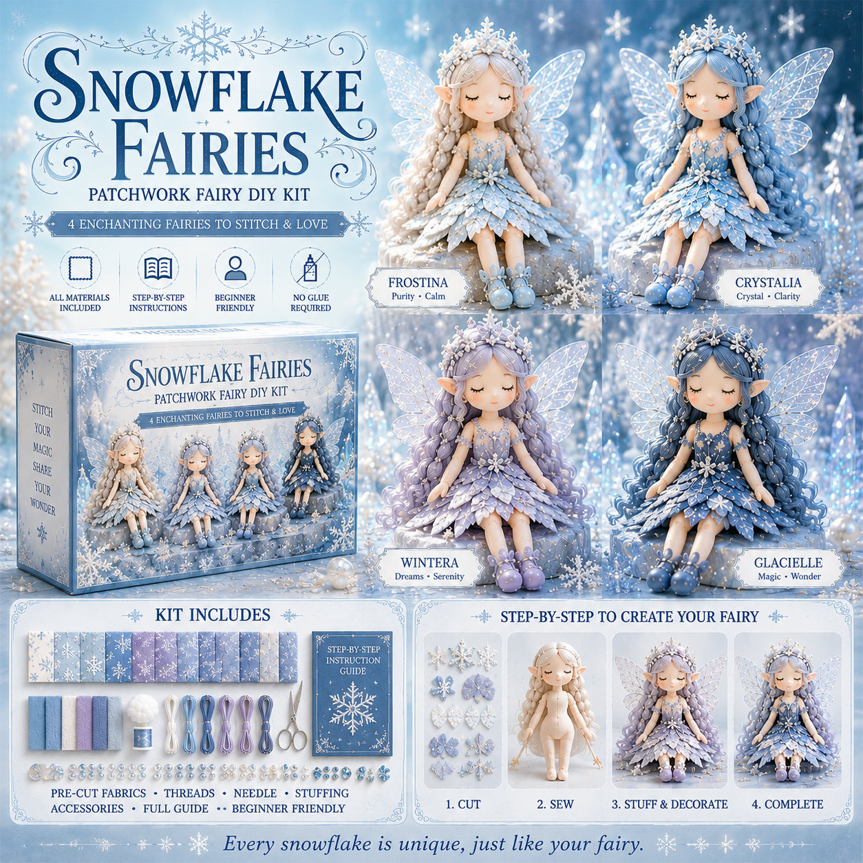 🔥Last Day 49% OFF🌸Fairy Patchwork DIY Collection ✨
